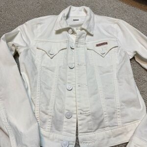 Hudson White Jean Jacket
